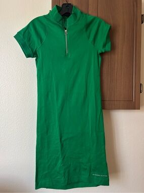 G-Star Jolly Green Short-Sleeve Zip-Neck Top